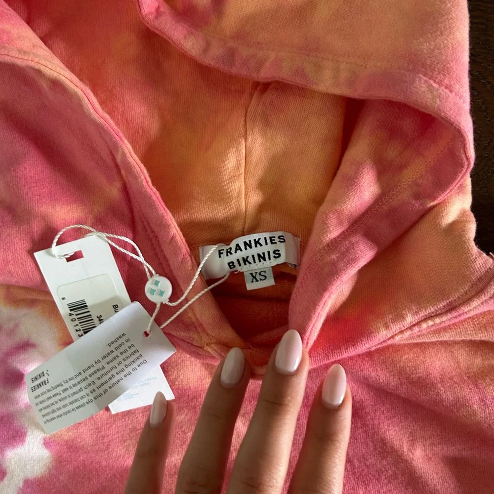 Frankie's Bikinis Pink and Orange Tie-Dye Set - Picture 4 of 5
